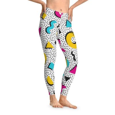 Retro 80s Style Stretchy Leggings